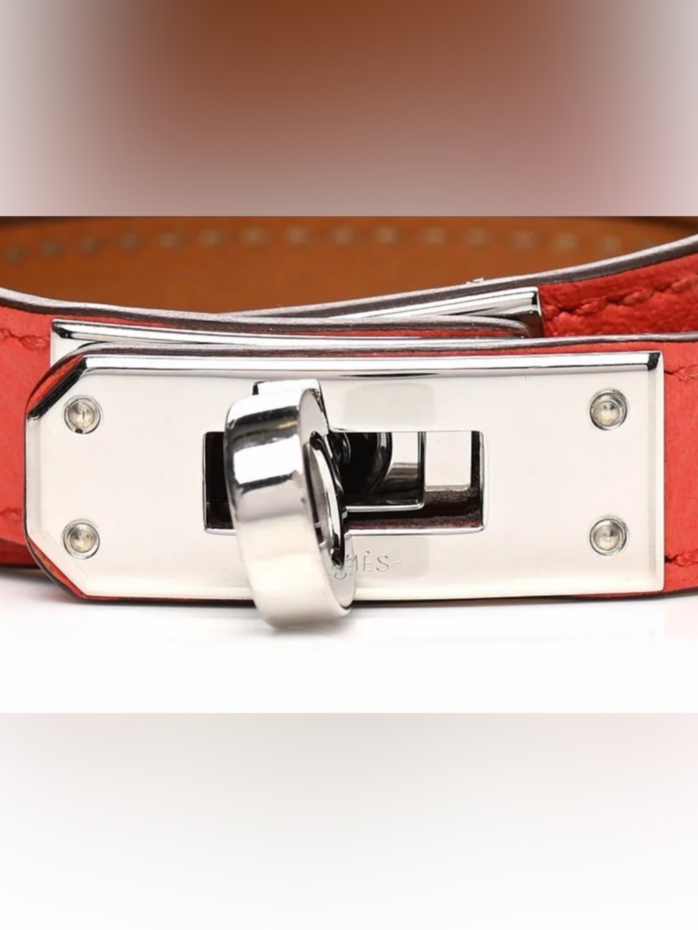 Hermes Epsom Kelly Double Tour Bracelet - Picture 12 of 12